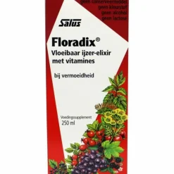 2x Floradix Vloeibaar Ijzer-Elixer met Vitamines 250 ml