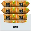 10x Fokker Meat Roll Hondenvoer Nat Kip - Zalm 800 gr