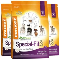 3x Fokker Special-Fit Hondenvoer 3 2,5 kg