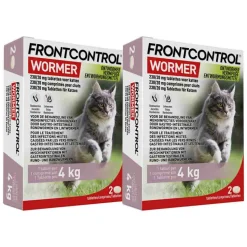 2x Frontcontrol Wormer Ontworming Tabletten Kat 2 tabletten