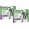2x Frontline Combo Spot On Anti Vlooien en Teken Druppels Hond L 3 pipetten