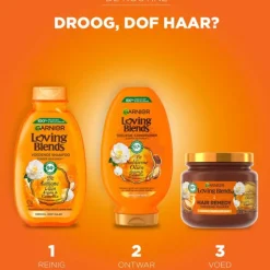 6x Garnier Loving Blends Argan- en Cameliaolie Shampoo 300 ml