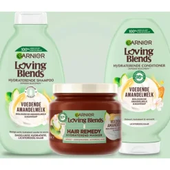 6x Garnier Loving Blends Voedende Amandelmelk Shampoo 300 ml