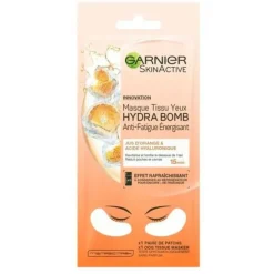 5x Garnier SkinActive Tissue Oogmasker Hydra Bomb Orange