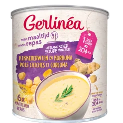 3x Gerlinea Maaltijdsoep Kikkererwten - Kurkuma 318 gr