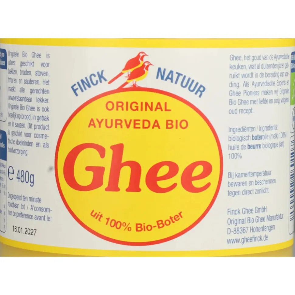 8x Ghee Geklaarde Boter Bio 480 gr