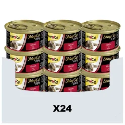 24x GimCat ShinyCat in Jelly Kip 70 gr