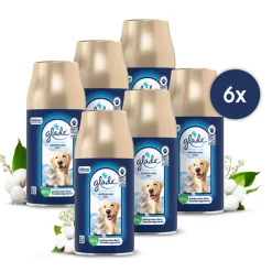 6x Glade Automatic Spray Navulling Refreshing Air tegen Huisdierengeurtjes 269 ml