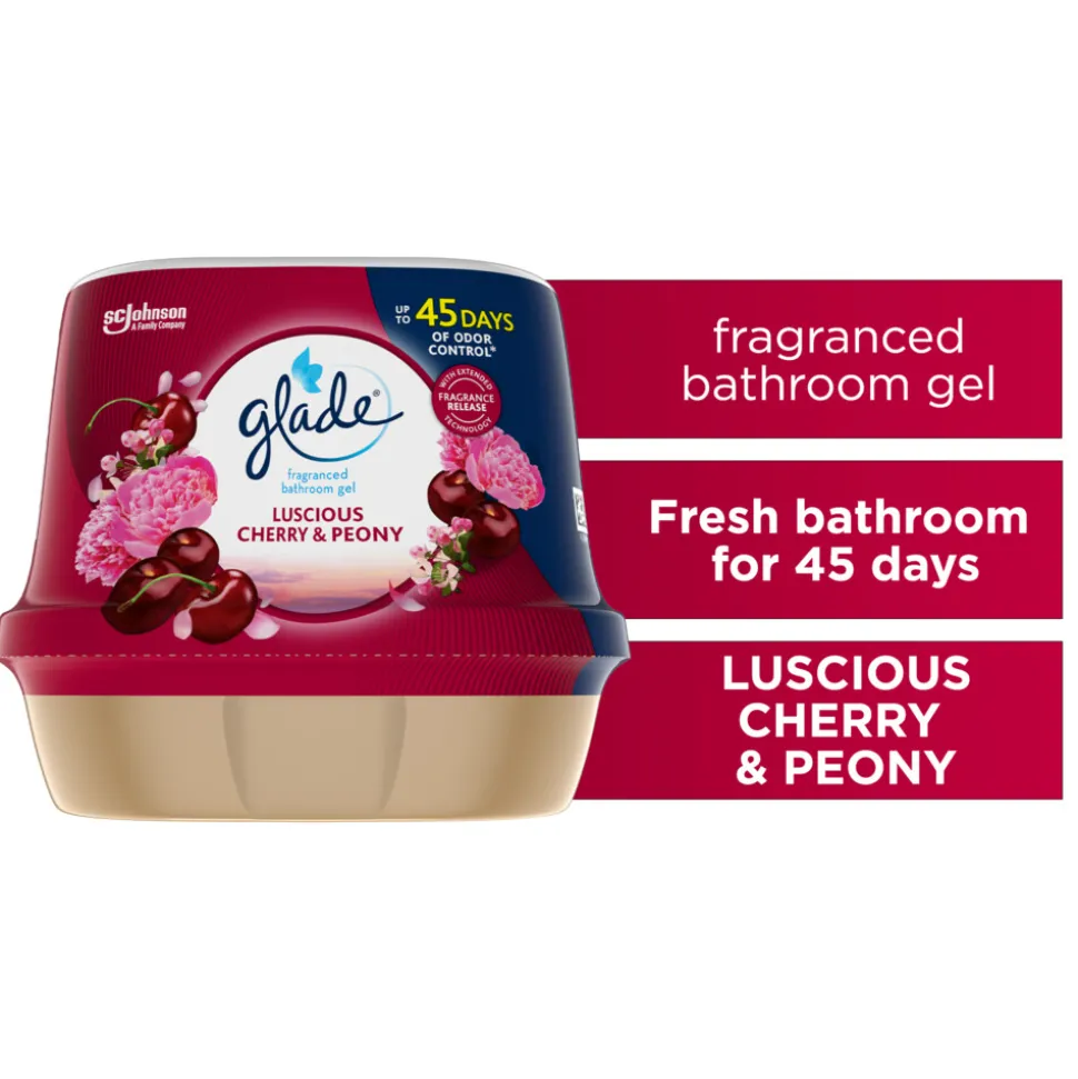 8x Glade Luchtverfrisser Gel Cherry & Peony 182 gr