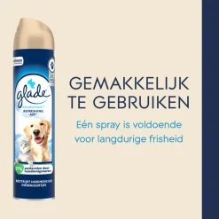 6x Glade Luchtverfrisser Refreshing Air tegen Huisdierengeurtjes 300 ml