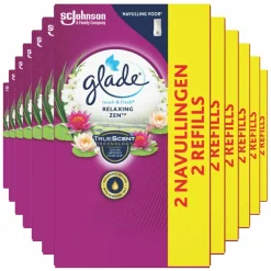 12x Glade Touch & Fresh Relaxing Zen 10 ml