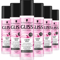 6x Gliss Anti-Klit Spray Liquid Silk 200 ml