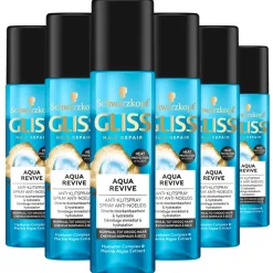 6x Gliss Aqua Revive Anti-Klit Spray 200 ml
