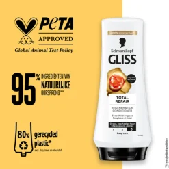 6x Gliss Conditioner Total Repair 200 ml