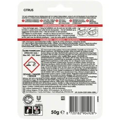 9x Glorix Toiletblok Power Clean Citroen