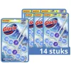 7x Glorix Toiletblok Power Clean Ocean 2 stuks