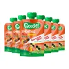 6x Goodies Knijpfruit Smoothie Perzik, Banaan & Appel 100 gr