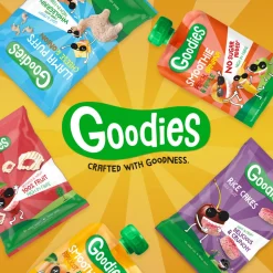 6x Goodies Knijpfruit Smoothie Abrikoos & Appel 100 gr