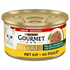 24x Gourmet Gold Blik Malse Lekkernijen Kip 85 gr