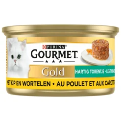 24x Gourmet Gold Hartig Torentje Kip - Wortel 85 gr