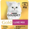 6x Gourmet Gold Luxe Mix 8 x 85 gr