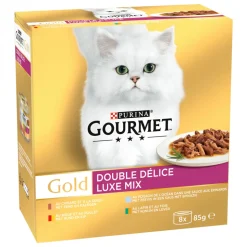 6x Gourmet Gold Luxe Mix 8 x 85 gr