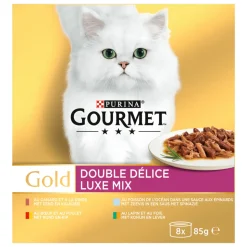 6x Gourmet Gold Luxe Mix 8 x 85 gr