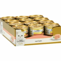 24x Gourmet Gold Mousse Zalm 85 gr