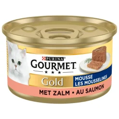 24x Gourmet Gold Mousse Zalm 85 gr