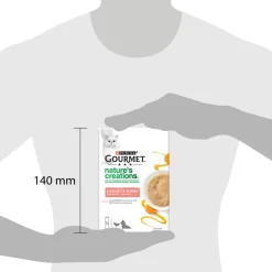 11x Gourmet Nature's Creations Puree Zalm Wortel 5 x 10 gr