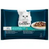 12x Gourmet Perle Kattenvoer in Saus Zee Delicatesse 4 x 85 gr