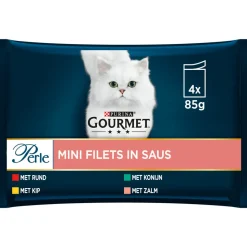 12x Gourmet Perle Mini Filets in Saus Multipack 4 x 85 gr