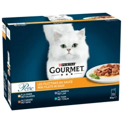 4x Gourmet Perle Mini Filets in Saus Mix 12 x 85 gr