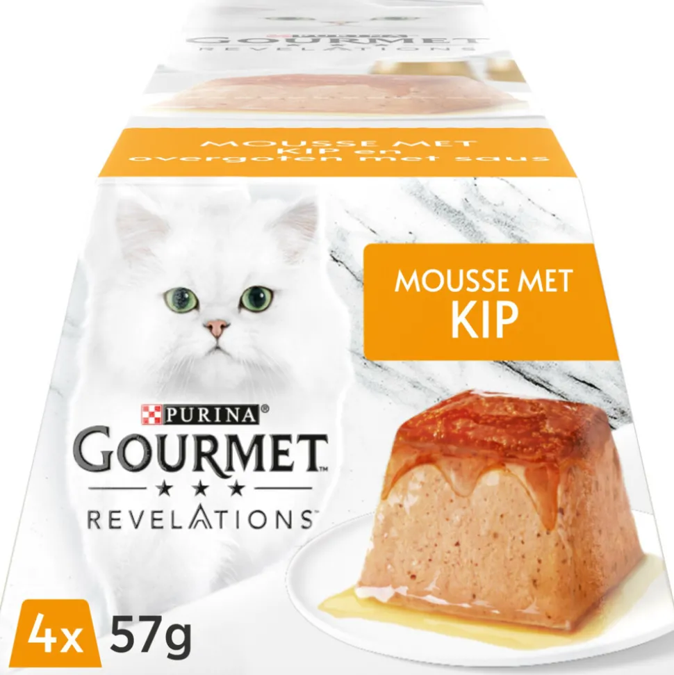 6x Gourmet Revelations Mousse Kip 4 x 57 gr