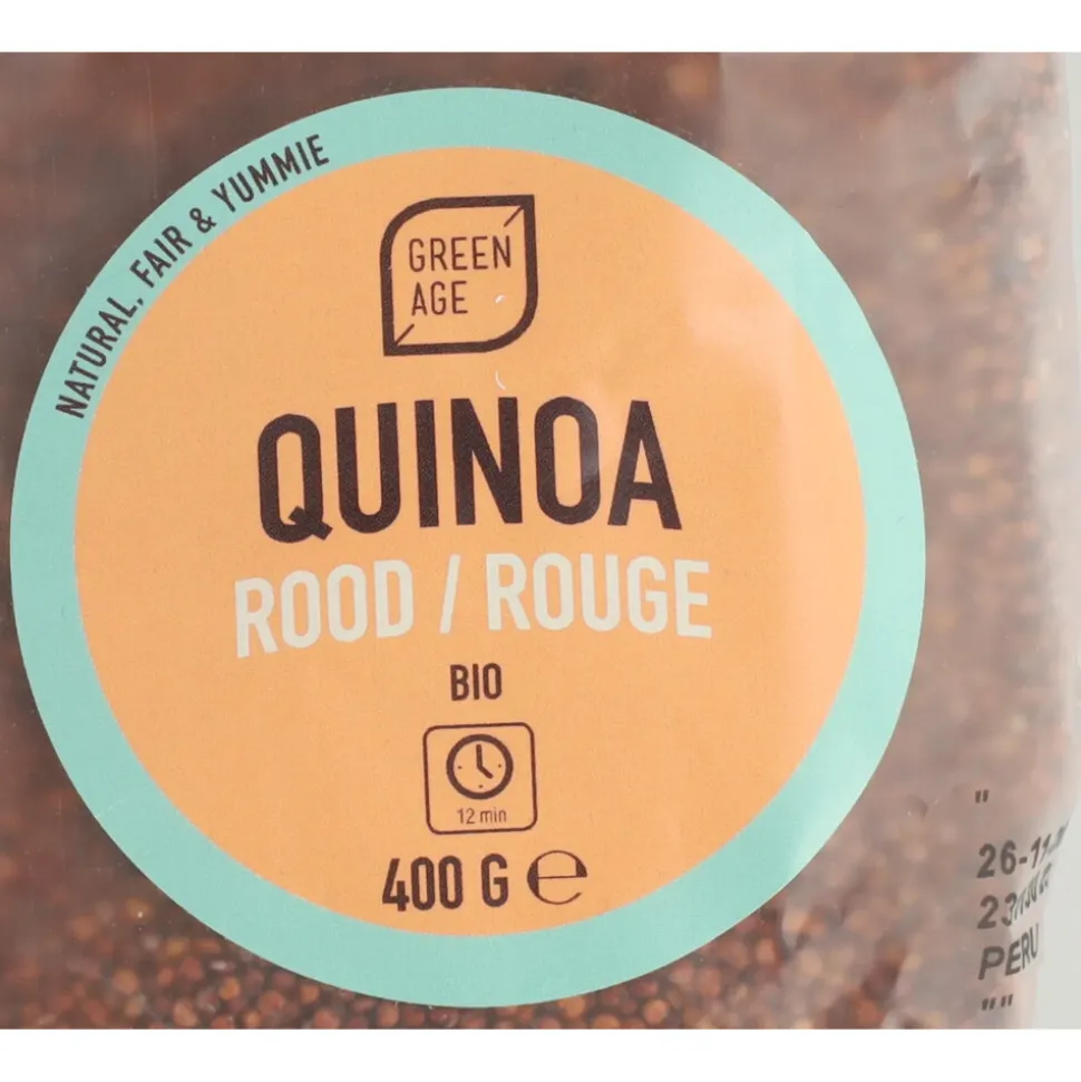 3x GreenAge Quinoa Rood Bio 400 gr