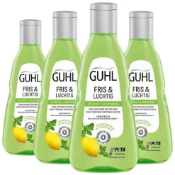 4x Guhl Shampoo Fris & Luchtig 250 ml