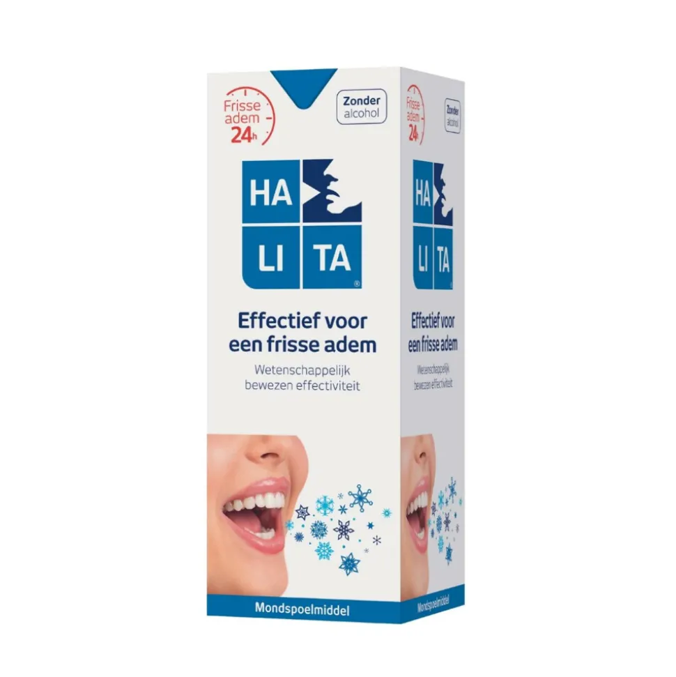 3x Halita Mondwater Frisse Adem 500 ml