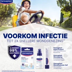2x Hansaplast Aqua Protect 20 stuks
