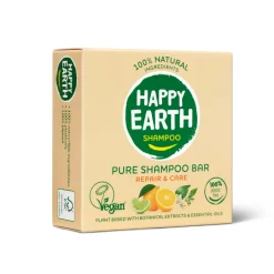 6x Happy Earth 100% Natuurlijke Shampoo Bar Repair & Care 70 gr