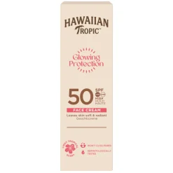 6x Hawaiian Tropic Zonnebrand Glowing Protection Face Cream SPF 50 50 ml