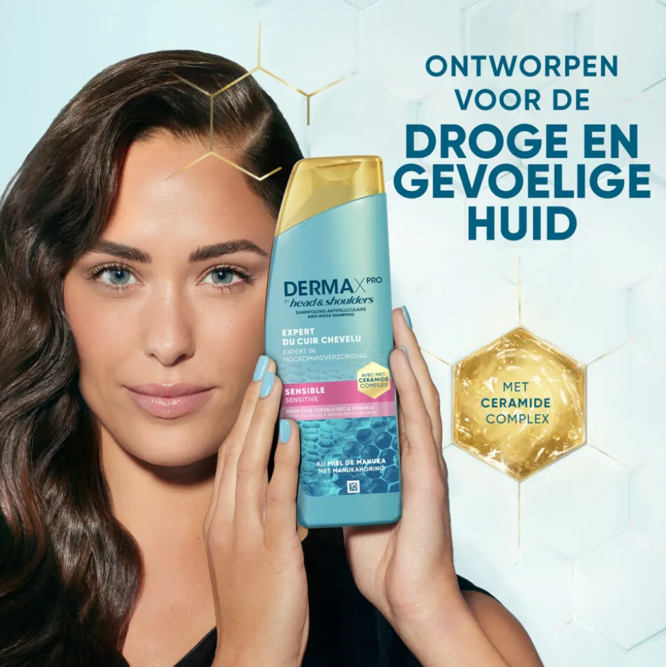 6x Head & Shoulders Anti-roos Shampoo DERMAxPRO Sensitive 250 ml