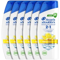 6x Head & Shoulders 2in1 Citrus Fresh 300 ml