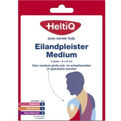 2x HeltiQ Eilandpleister Medium 8 cm x 10 cm 5 stuks