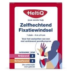2x HeltiQ Zelfhechtend Windsel 4 m x 6 cm