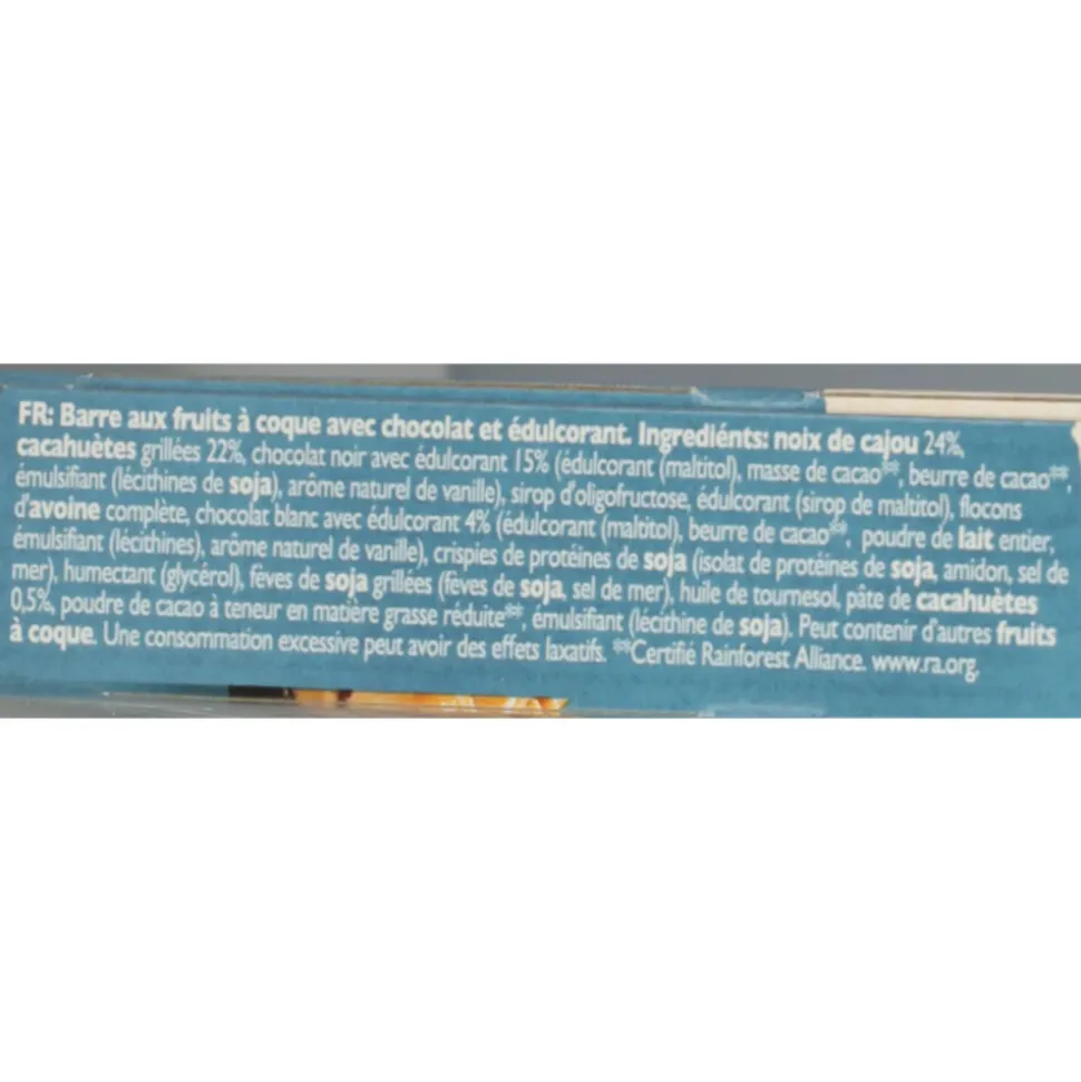 6x Hero B'tween Nuts & Choc Cashew Chocolade Wit Puur 3 x 32 gr