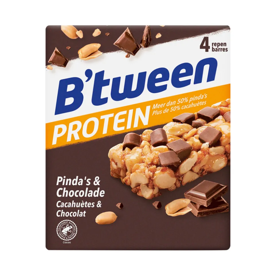 3x Hero B'tween Protein Pinda & Chocolade 4x24gr