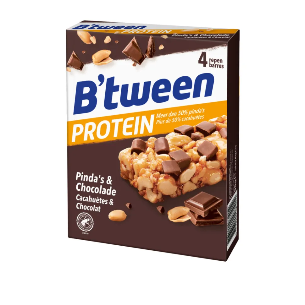 3x Hero B'tween Protein Pinda & Chocolade 4x24gr