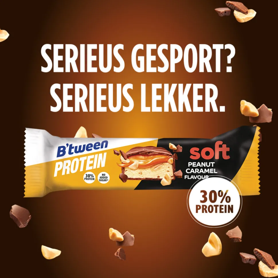 12x Hero B'tween Proteinreep Soft Peanut Caramel 45 gr