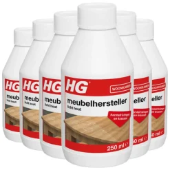 6x HG Meubelhersteller Licht Hout 250 ml