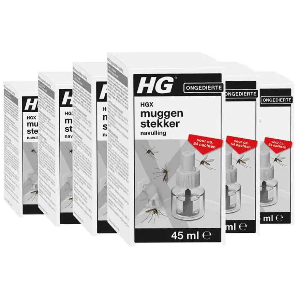 6x HG X Muggenstekker Navulling